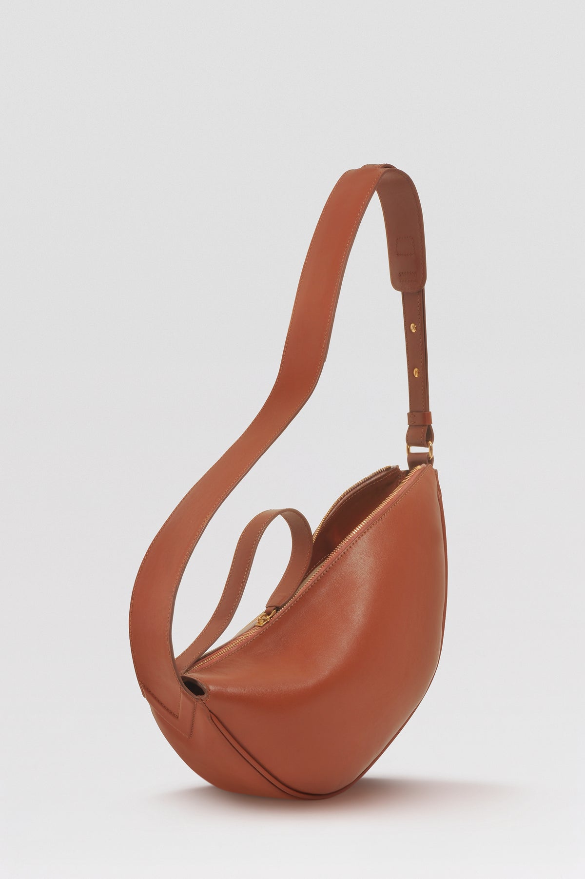 Sac banane Thelma ENVOL terracotta — vue de face ouvert #Couleur_Terracotta