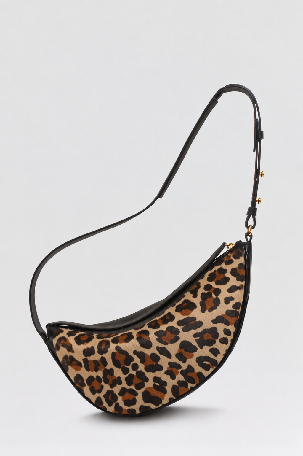 Sac banane Thelma ENVOL imprimé léopard — vue de face fermé #Couleur_Léopard