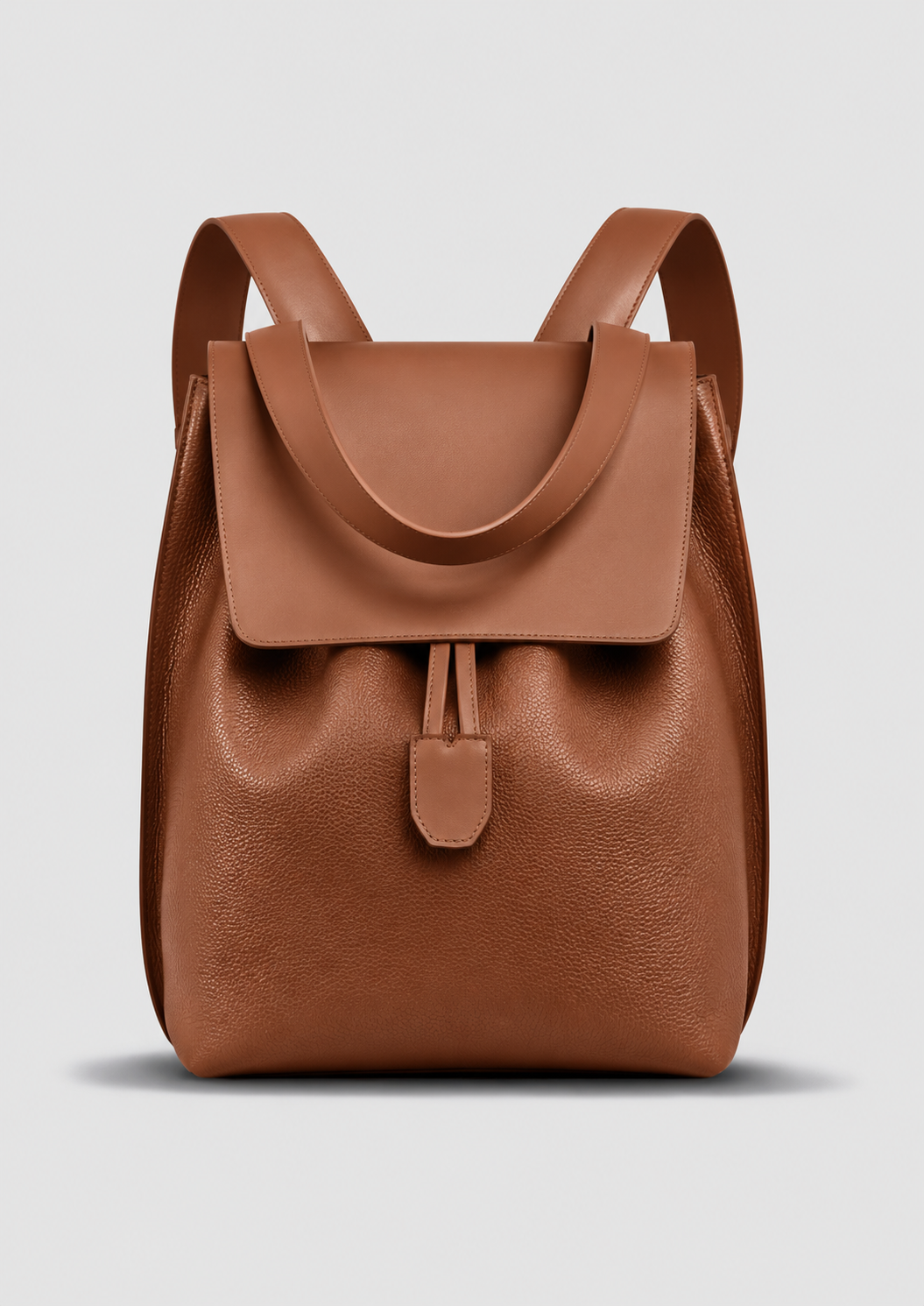 Sac à dos Ysé ENVOL camel — vue de face #Couleur_Camel