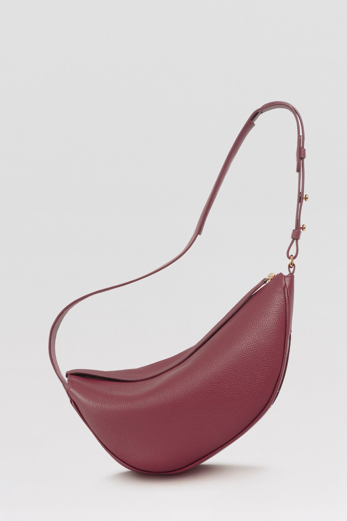 Sac banane Thelma ENVOL bois de rose — vue de face fermé #Couleur_Bois de Rose