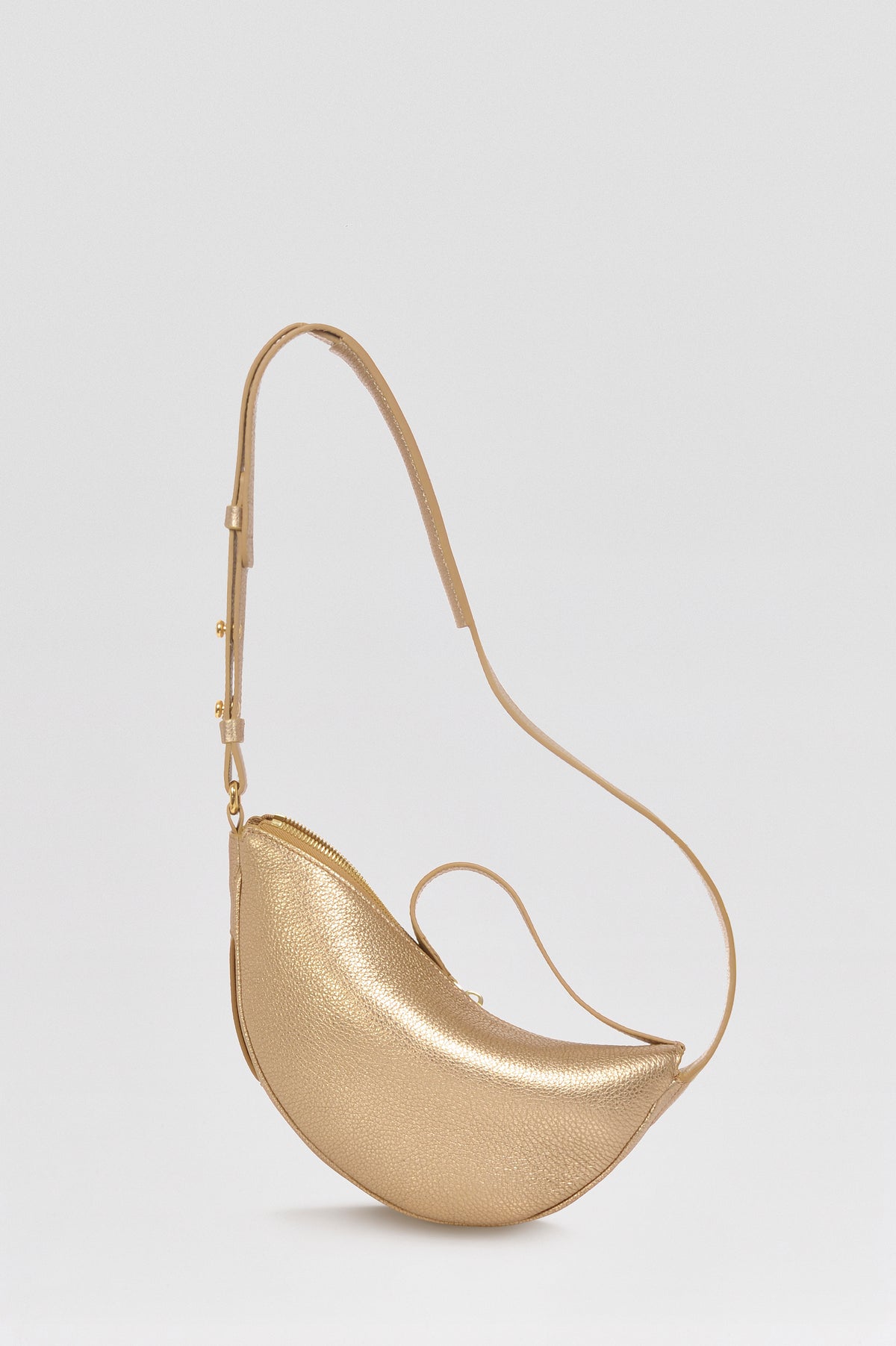 Mini sac banane Lou ENVOL doré — vue de dos #Couleur_Gold