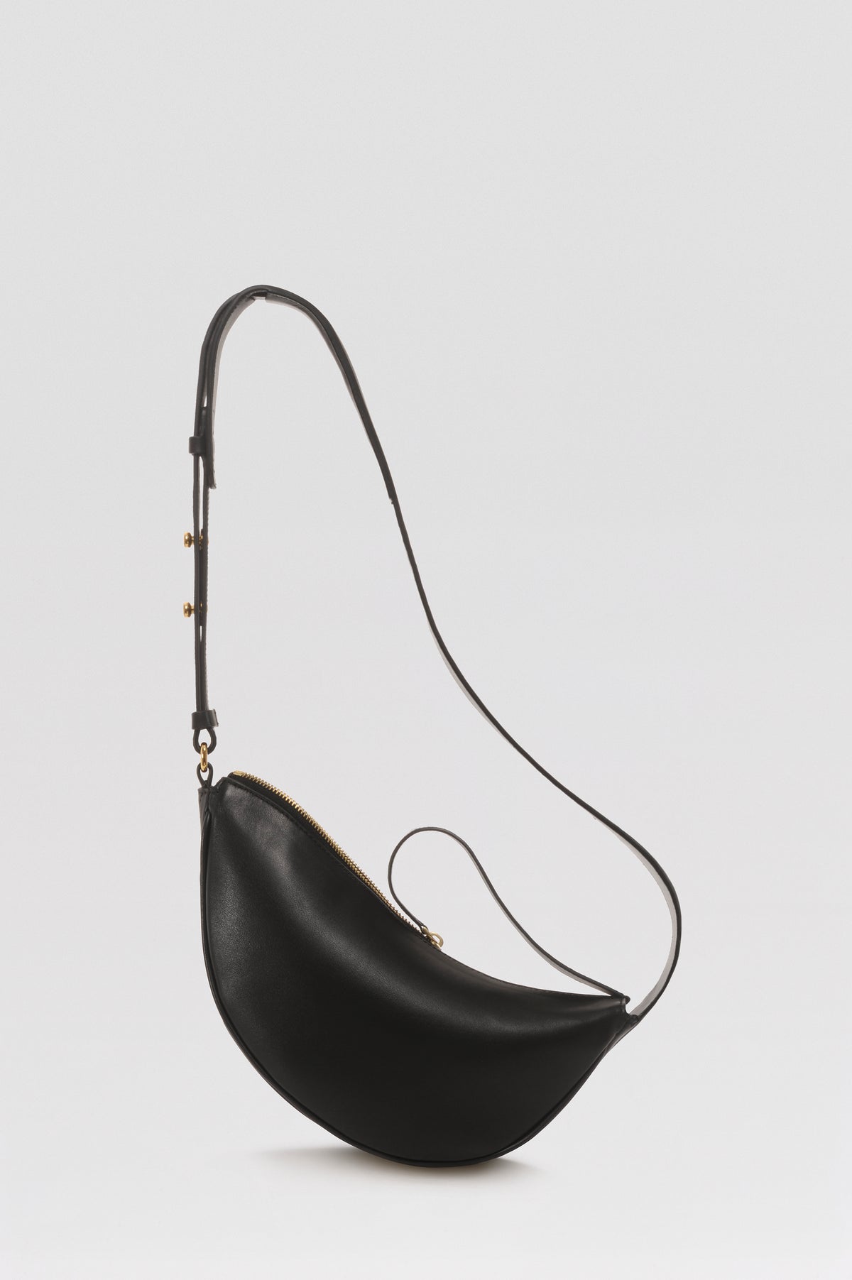 Mini sac banane Lou ENVOL noir — vue de dos #Couleur_Noir