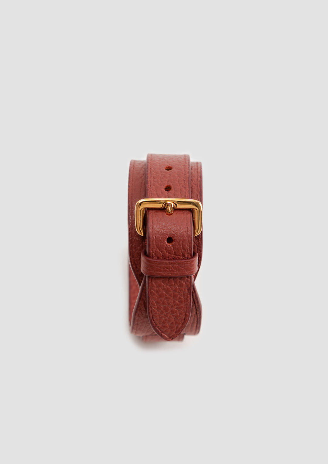 Bracelet double tour Billie ENVOL bois de rose — détail boucle #Couleur_Bois de Rose