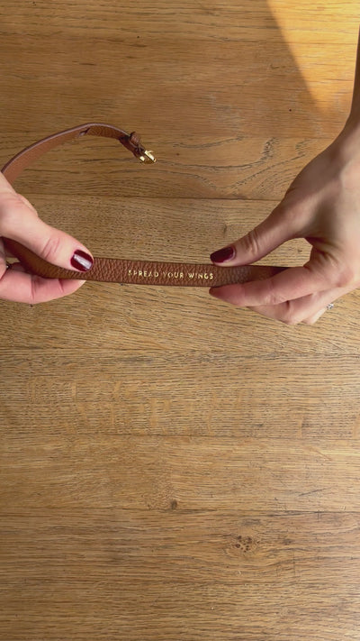 Le bracelet double tour Billie ENVOL camel en vidéo #Couleur_Camel