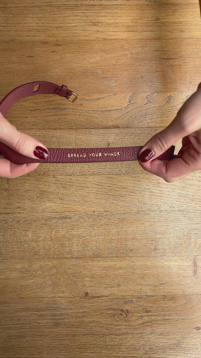 Le bracelet double tour Billie ENVOL bois de rose en vidéo #Couleur_Bois de Rose